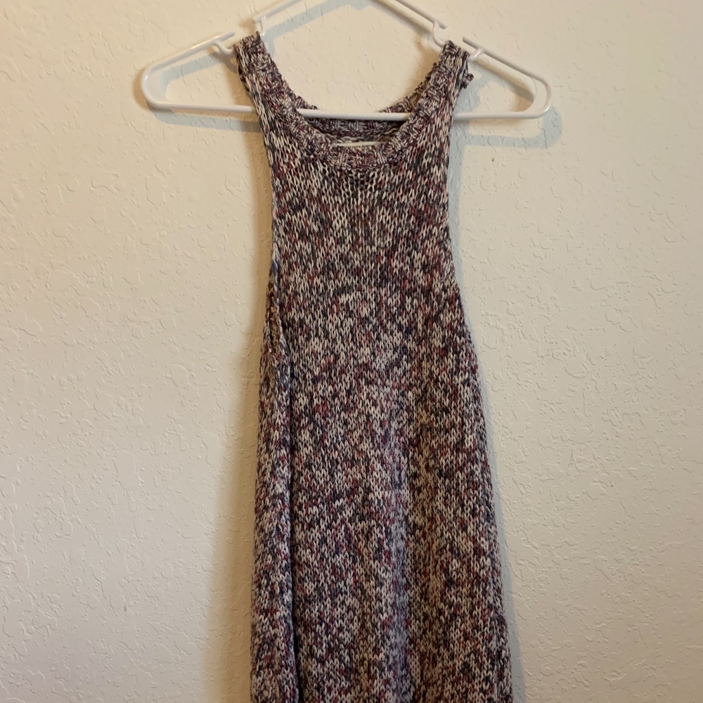 Long multi colored tank top